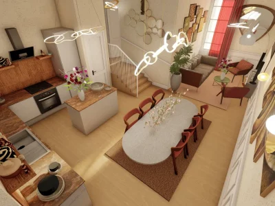 Ground Floor 2bed 2bath with River Views in Prestigious Building